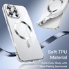 image:imageJETech Magnetic Case for iPhone 15 Pro 61Inch Compatible with MagSafe Camera Lens Full Protection Shockproof Soft TPU Electroplated Phone Cover Natural TitaniumWhite Titanium
