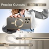 image:imageJETech Magnetic Case for iPhone 15 Pro 61Inch Compatible with MagSafe Camera Lens Full Protection Shockproof Soft TPU Electroplated Phone Cover Natural TitaniumNatural Titanium