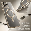 image:imageJETech Magnetic Case for iPhone 15 Pro 61Inch Compatible with MagSafe Camera Lens Full Protection Shockproof Soft TPU Electroplated Phone Cover Natural TitaniumNatural Titanium