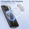 image:imageJETech Magnetic Case for iPhone 15 Pro Gold  Compatible with MagSafe Camera Lens Protection Electroplated TPU Frame Shockproof ProtectionBlack