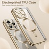image:imageJETech Magnetic Case for iPhone 15 Pro Gold  Compatible with MagSafe Camera Lens Protection Electroplated TPU Frame Shockproof ProtectionGold