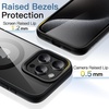 image:imageJETech Magnetic Case for iPhone 15 Pro Max Natural Titanium  Compatible with MagSafe Solid Color Matte TPU Frame Clear Back Shockproof BumperBlack Titanium