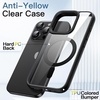 image:imageJETech Magnetic Case for iPhone 15 Pro Max Natural Titanium  Compatible with MagSafe Solid Color Matte TPU Frame Clear Back Shockproof BumperBlack Titanium