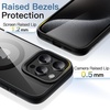 image:imageJETech Magnetic Case for iPhone 15 Pro Natural Titanium  Compatible with MagSafe Solid Color Matte TPU Frame Clear Back Shockproof BumperBlack Titanium