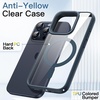 image:imageJETech Magnetic Case for iPhone 15 Pro Natural Titanium  Compatible with MagSafe Solid Color Matte TPU Frame Clear Back Shockproof BumperBlue Titanium