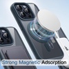 image:imageJETech Magnetic Case for iPhone 15 Pro Natural Titanium  Compatible with MagSafe Solid Color Matte TPU Frame Clear Back Shockproof BumperBlue Titanium