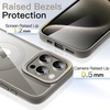 image:imageJETech Magnetic Case for iPhone 15 Pro Natural Titanium  Compatible with MagSafe Solid Color Matte TPU Frame Clear Back Shockproof BumperNatural Titanium