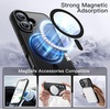 image:imageJETech Magnetic Case for iPhone 16 Black  Compatible with MagSafe Solid Color Matte TPU Frame Clear Back Shockproof BumperBlack