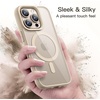 image:imageJETech Magnetic Case for iPhone 16 Pro Desert Titanium  Compatible with MagSafe Solid Color Matte TPU Frame Clear Back Shockproof BumperDesert Titanium