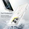 image:imageJETech Magnetic Case for iPhone 16 Pro Desert Titanium  Compatible with MagSafe Solid Color Matte TPU Frame Clear Back Shockproof BumperWhite