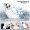 image:imageJETech Magnetic Case for iPhone 16 Pro Desert Titanium  Compatible with MagSafe Solid Color Matte TPU Frame Clear Back Shockproof BumperWhite