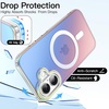 image:imageJETech Magnetic Case for iPhone 16 Pro Iridescent  Compatible with MagSafe Camera Control Button Colorful Translucent CoverIridescent