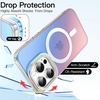 image:imageJETech Magnetic Case for iPhone 16 Pro Iridescent  Compatible with MagSafe Camera Control Button Colorful Translucent CoverIridescent