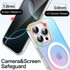 image:imageJETech Magnetic Case for iPhone 16 Pro Iridescent  Compatible with MagSafe Camera Control Button Colorful Translucent CoverIridescent