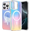 image:imageJETech Magnetic Case for iPhone 16 Pro Iridescent  Compatible with MagSafe Camera Control Button Colorful Translucent CoverIridescent