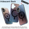 image:imageJETech Magnetic Case for iPhone 16 Pro Iridescent  Compatible with MagSafe Camera Control Button Colorful Translucent CoverIridescent Black