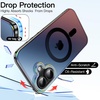 image:imageJETech Magnetic Case for iPhone 16 Pro Iridescent  Compatible with MagSafe Camera Control Button Colorful Translucent CoverIridescent Black