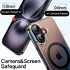 image:imageJETech Magnetic Case for iPhone 16 Pro Iridescent  Compatible with MagSafe Camera Control Button Colorful Translucent CoverIridescent Black