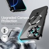 image:imageJETech Magnetic Case for iPhone 16 Pro Max Desert Titanium  Compatible with MagSafe Camera Lens Protection Electroplated TPU Frame Shockproof ProtectionBlack