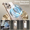 image:imageJETech Magnetic Case for iPhone 16 Pro Max Desert Titanium  Compatible with MagSafe Camera Lens Protection Electroplated TPU Frame Shockproof ProtectionDesert Titanium