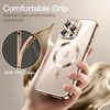 image:imageJETech Magnetic Case for iPhone 16 Pro Max Desert Titanium  Compatible with MagSafe Camera Lens Protection Electroplated TPU Frame Shockproof ProtectionDesert Titanium