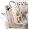 image:imageJETech Magnetic Case for iPhone 16 Pro Max Desert Titanium  Compatible with MagSafe Solid Color Matte TPU Frame Clear Back Shockproof BumperDesert Titanium