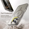 image:imageJETech Magnetic Case for iPhone 16 Pro Max Desert Titanium  Compatible with MagSafe Solid Color Matte TPU Frame Clear Back Shockproof BumperNatural Titanium