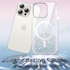 image:imageJETech Magnetic Glitter Case for iPhone 15 Pro Max Clear  Compatible with MagSafe Sparkle Bling Design Shockproof Protection Cute Shiny Aesthetic for Women and GirlsClear