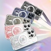 image:imageJETech Magnetic Glitter Case for iPhone 15 Pro Max Clear  Compatible with MagSafe Sparkle Bling Design Shockproof Protection Cute Shiny Aesthetic for Women and GirlsClear