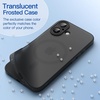 image:imageJETech Magnetic Matte Case for iPhone 16 Black  Compatible with MagSafe Translucent Frosted Soft TPU Cover AntiYellowing AntiFingerprint ShockproofBlack