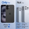 image:imageJETech Magnetic Matte Case for iPhone 16 Black  Compatible with MagSafe Translucent Frosted Soft TPU Cover AntiYellowing AntiFingerprint ShockproofBlack
