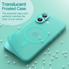 image:imageJETech Magnetic Matte Case for iPhone 16 Black  Compatible with MagSafe Translucent Frosted Soft TPU Cover AntiYellowing AntiFingerprint ShockproofTeal