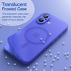 image:imageJETech Magnetic Matte Case for iPhone 16 Black  Compatible with MagSafe Translucent Frosted Soft TPU Cover AntiYellowing AntiFingerprint ShockproofUltramarine