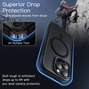 image:imageJETech Magnetic Matte Case for iPhone 16 Pro Max Black  Compatible with MagSafe Translucent Matte Back Slim Shockproof ProtectionBlack
