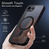 image:imageJETech Magnetic Matte Case for iPhone 16 Pro Max Black  Compatible with MagSafe Translucent Matte Back Slim Shockproof ProtectionBlack