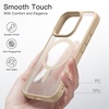 image:imageJETech Magnetic Matte Case for iPhone 16 Pro Max Black  Compatible with MagSafe Translucent Matte Back Slim Shockproof ProtectionDesert Titanium