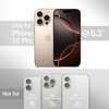 image:imageJETech Magnetic Matte Case for iPhone 16 Pro Max Black  Compatible with MagSafe Translucent Matte Back Slim Shockproof ProtectionDesert Titanium Back