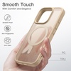 image:imageJETech Magnetic Matte Case for iPhone 16 Pro Max Black  Compatible with MagSafe Translucent Matte Back Slim Shockproof ProtectionDesert Titanium Back