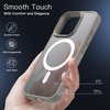 image:imageJETech Magnetic Matte Case for iPhone 16 Pro Max Black  Compatible with MagSafe Translucent Matte Back Slim Shockproof ProtectionNatural TitaniumWhite