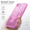 image:imageJETech Magnetic Matte Case for iPhone 16 Pro Max Black  Compatible with MagSafe Translucent Matte Back Slim Shockproof ProtectionPink