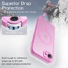 image:imageJETech Magnetic Matte Case for iPhone 16 Pro Max Black  Compatible with MagSafe Translucent Matte Back Slim Shockproof ProtectionPink