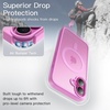 image:imageJETech Magnetic Matte Case for iPhone 16 Pro Max Black  Compatible with MagSafe Translucent Matte Back Slim Shockproof ProtectionPink