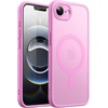image:imageJETech Magnetic Matte Case for iPhone 16 Pro Max Black  Compatible with MagSafe Translucent Matte Back Slim Shockproof ProtectionPink