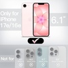 image:imageJETech Magnetic Matte Case for iPhone 16 Pro Max Black  Compatible with MagSafe Translucent Matte Back Slim Shockproof ProtectionSoft Pink