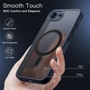 image:imageJETech Magnetic Matte Case for iPhone 16 Pro Max Black  Compatible with MagSafe Translucent Matte Back Slim Shockproof ProtectionStorm Blue
