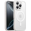 image:imageJETech Magnetic Matte Case for iPhone 16 Pro Max Black  Compatible with MagSafe Translucent Matte Back Slim Shockproof ProtectionWhite Titanium