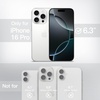 image:imageJETech Magnetic Matte Case for iPhone 16 Pro Max Black  Compatible with MagSafe Translucent Matte Back Slim Shockproof ProtectionWhite Titanium