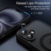image:imageJETech Magnetic Matte Case for iPhone 16 Pro Max Black Titanium  Compatible with MagSafe Builtin Camera Control Button Shockproof Translucent Back Slim Phone CoverBlack
