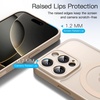 image:imageJETech Magnetic Matte Case for iPhone 16 Pro Max Black Titanium  Compatible with MagSafe Builtin Camera Control Button Shockproof Translucent Back Slim Phone CoverDesert Titanium
