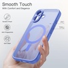 image:imageJETech Magnetic Matte Case for iPhone 16 Pro Max Black Titanium  Compatible with MagSafe Builtin Camera Control Button Shockproof Translucent Back Slim Phone CoverUltramarine